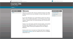 Desktop Screenshot of courses.cns.utexas.edu