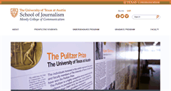 Desktop Screenshot of journalism.utexas.edu