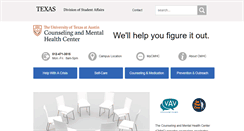 Desktop Screenshot of cmhc.utexas.edu