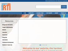 Tablet Screenshot of buildingrti.utexas.org