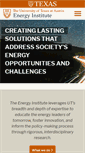 Mobile Screenshot of energy.utexas.edu