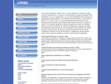 Tablet Screenshot of frc.utexas.edu