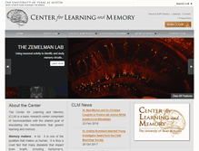 Tablet Screenshot of clm.utexas.edu