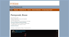 Desktop Screenshot of pennycook.music.utexas.edu