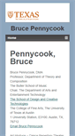 Mobile Screenshot of pennycook.music.utexas.edu
