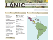 Tablet Screenshot of lanic.utexas.edu