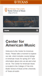 Mobile Screenshot of cam.music.utexas.edu