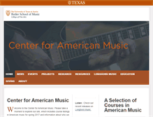 Tablet Screenshot of cam.music.utexas.edu