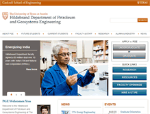 Tablet Screenshot of pge.utexas.edu