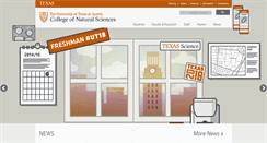Desktop Screenshot of cns.utexas.edu