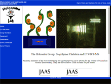 Tablet Screenshot of holcombe.cm.utexas.edu
