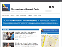 Tablet Screenshot of mrc.utexas.edu