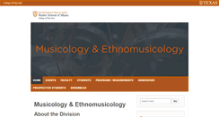 Desktop Screenshot of musethno.music.utexas.edu
