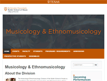 Tablet Screenshot of musethno.music.utexas.edu
