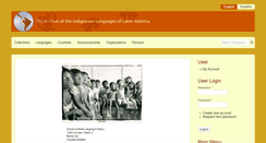 Desktop Screenshot of ailla.utexas.org