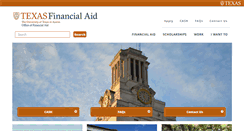 Desktop Screenshot of finaid.utexas.edu