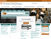 Tablet Screenshot of library.utexas.edu