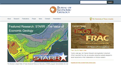 Desktop Screenshot of beg.utexas.edu