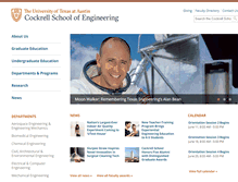 Tablet Screenshot of engr.utexas.edu