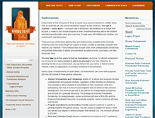 Tablet Screenshot of endowments.giving.utexas.edu