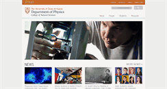 Desktop Screenshot of ph.utexas.edu